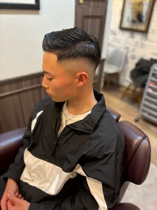 ショート メンズ フリーランス理美容師 いさかのヘアスタイル
