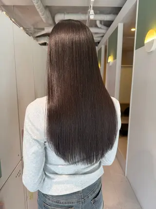 ロング 杉田 茉優のヘアスタイル