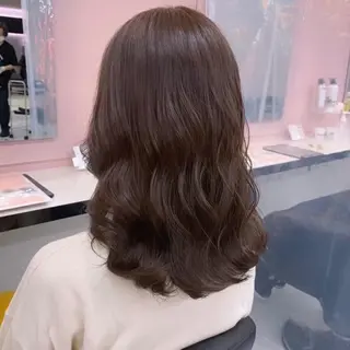 ミディアム カラー ヘアアレンジ 💕上野美容師☁ ブリーチ💖サワのヘアスタイル