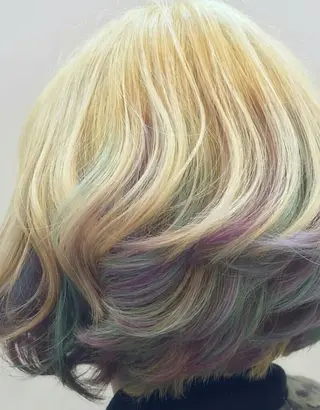 ミディアム カラー 畑中秀平💛艶髪💜 Babylon 代表のヘアスタイル