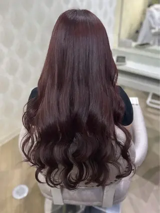 ロング カラー さや𝜗𝜚 カラーモデルのヘアスタイル