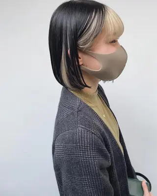 ショート カラー tonari 梅田、中崎町のヘアスタイル