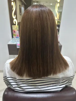 ミディアム 明日空きあり🩷 レイヤースタイル🥰のヘアスタイル