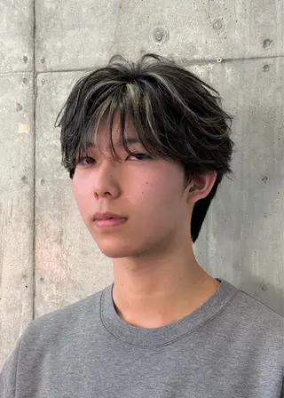 カラー メンズ 中原 祥太のヘアスタイル