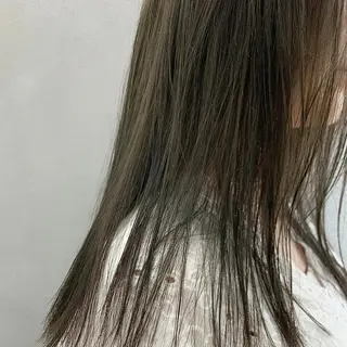 セミロング カラー 🌱小顔魅せショート 髪質改善カラー/泉綺のヘアスタイル