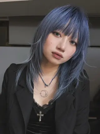 セミロング 渋谷ショート、パーマ 美容師vain はるのヘアスタイル