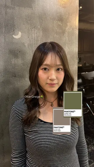 ロング green／ yumekaのヘアスタイル