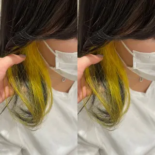 ミディアム 東 歩音のヘアスタイル