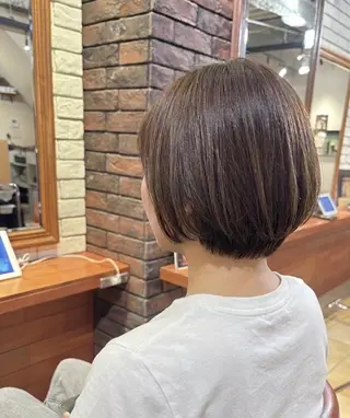 ショート カラー flencia 丸 和博|カットのヘアスタイル