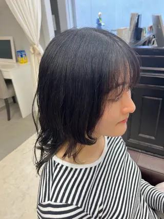 ミディアム 産休の為お休みです! 小島凜のヘアスタイル