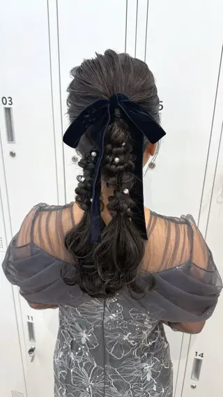 ロング ヘアアレンジ Hatanaka Airiのヘアスタイル