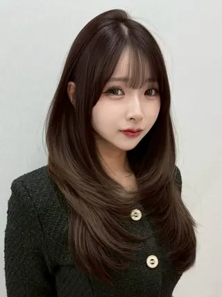 ロング ‎🤍髪質改善‎🤍 レイヤーカット‎🤍のヘアスタイル