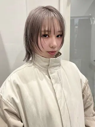 ミディアム カラー keshiki 大名のヘアスタイル