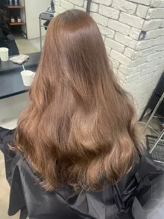ロング カラー ベージュ透明感カラー 💟AYUMI💟のヘアスタイル