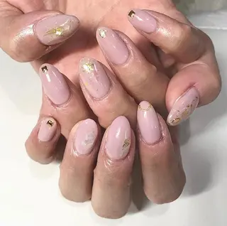 ネイル 渋谷/チップ長さ出し 👑アプレgel-xのネイルデザイン