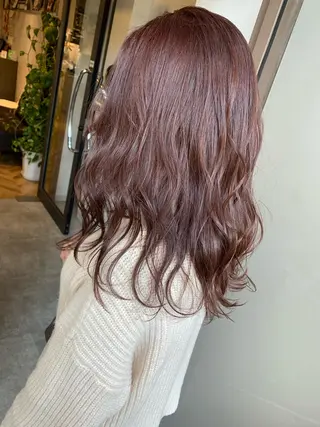 セミロング カラー 髪質改善will hairdesignのヘアスタイル