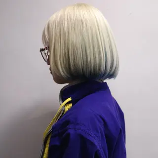 ミディアム ミウラ ハナキのヘアスタイル