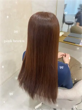 ロング カラー 河野 葉月のヘアスタイル