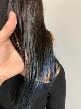 ロング カラー ヘアアレンジ ボブパーマコテ巻き風 パーマNo1深江秀平のヘアスタイル