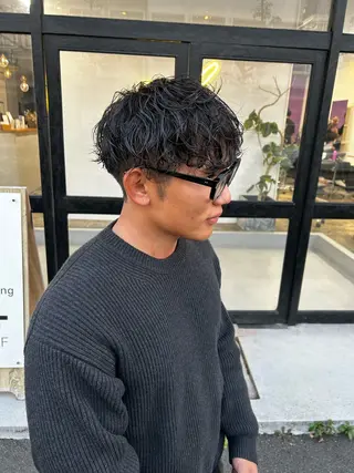 パーマ メンズ 西浦 たくみのヘアスタイル