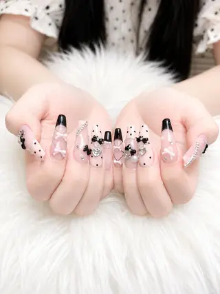 ネイル K.bi_nail ネイル長さ出し専門店のネイルデザイン