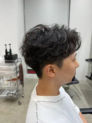 パーマ メンズ fifth天神 パーマ特化/石橋航海のヘアスタイル