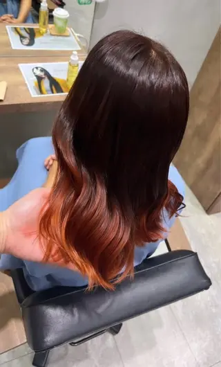 カラー Wカラー/アレンジ/ ブリーチ無しWカラーのヘアスタイル