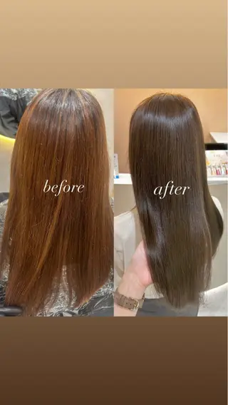 ロング カラー 🫧赤み消し＊艶髪 nanami🫧のヘアスタイル