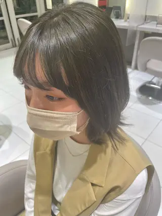 ミディアム カラー ⭐️髪質改善カラー lisaaaa⭐️のヘアスタイル