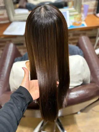 セミロング 原口 美樹のヘアスタイル