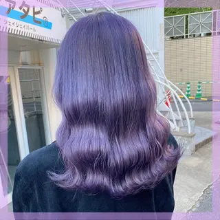 ロング カラー ヘアアレンジ メンズ キッズ マツエク・マツパ ブリーチの髪様 MASATOのヘアスタイル