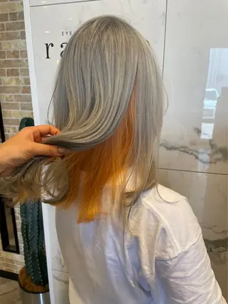 セミロング カラー arl 豊田店のヘアスタイル