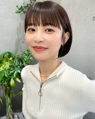 ショート ボブ🩵 ハイトーン🩵風愛のヘアスタイル