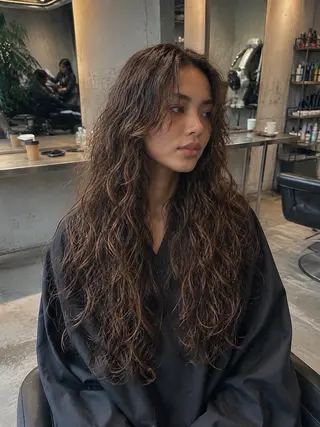 パーマ 似合わせメイク WAKOのヘアスタイル