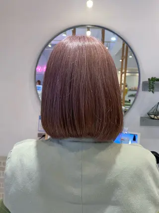ミディアム ふじ ここなのヘアスタイル