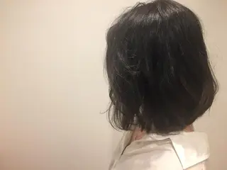 ミディアム カラー パーマ 髪質改善/韓国風 レイヤー/田村祐樹のヘアスタイル
