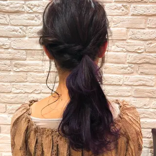 ロング 反橋 聖のヘアスタイル