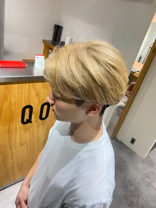 カラー メンズ メンズブリーチカラー /パーマ ごーた立川のヘアスタイル