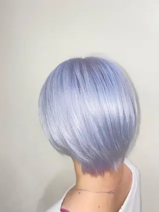 ショート ゆぴ☾/推しカラー /ハイトーンのヘアスタイル