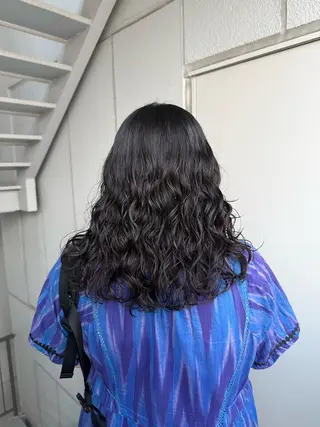 ミディアム 🌞朝5分で簡単 おしゃれパーマ🌞のヘアスタイル
