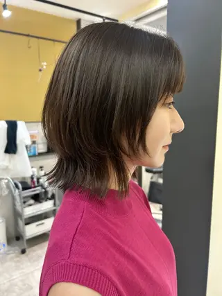 ショート カラー hubhair レイヤー/透明感のヘアスタイル