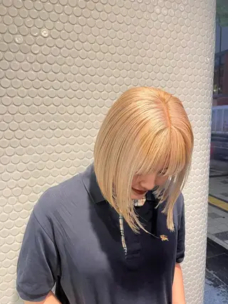 ショート ダブルカラー/透明感 💈JUNYA💈のヘアスタイル