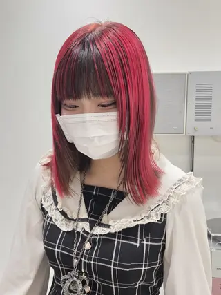 カラー ミディアム ヨクト/当日直前✨ 予約大歓迎🙆‍♀️のヘアスタイル