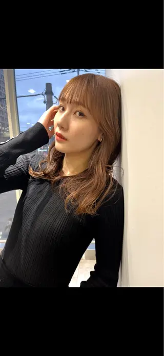 セミロング cana 札幌レイヤースタイルのヘアスタイル