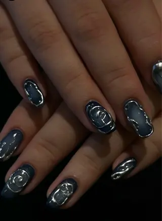 ネイル mira☼ 𐦍 ☼ nailのネイルデザイン