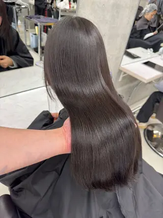 セミロング うる艶ヘア♡韓国好き 透明感　shotaのヘアスタイル
