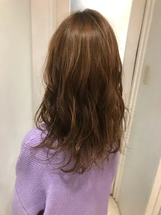 セミロング 藤田 遼のヘアスタイル