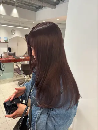 カラー さや/透明感カラー /カラーモデル募集中のヘアスタイル