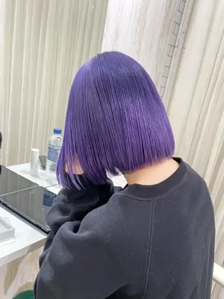 ショート カラー 🌙HIZUKI🌙 ハイトーン 艶髪のヘアスタイル