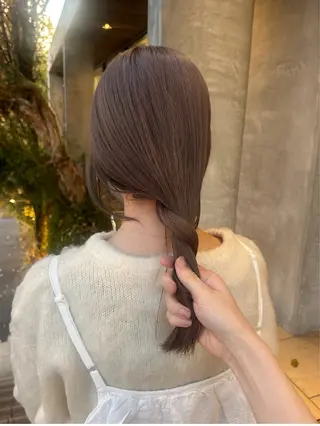 セミロング カラー lapis / soraのヘアスタイル